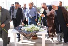 گزارش تصویری مراسم غبار روبی مزار شهدا